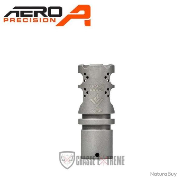 Frein de Bouche AERO PRECISION Gamma Cal 5.56 mm 1/2X28 Gris