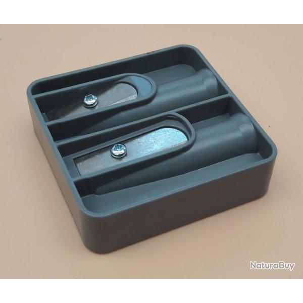 Taille Futs Bois Pointe et Encoche JVD 5/16 Gris