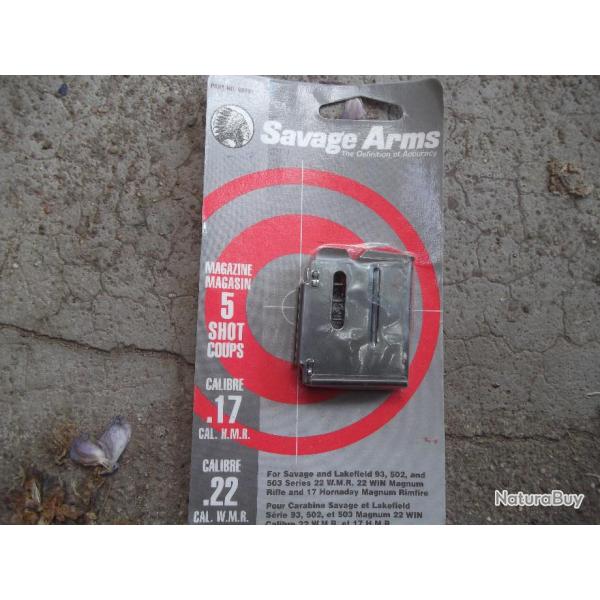 chargeur  de Savage 22  wmr et 17 hmr