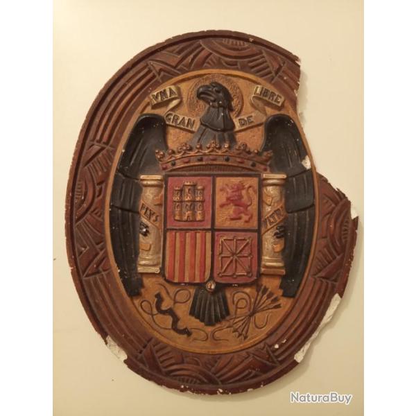 Ancienne plaque mural Gnral Franco