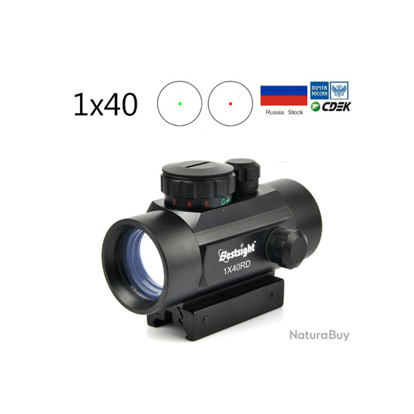 Viseur point rouge ou vert 11/20mm