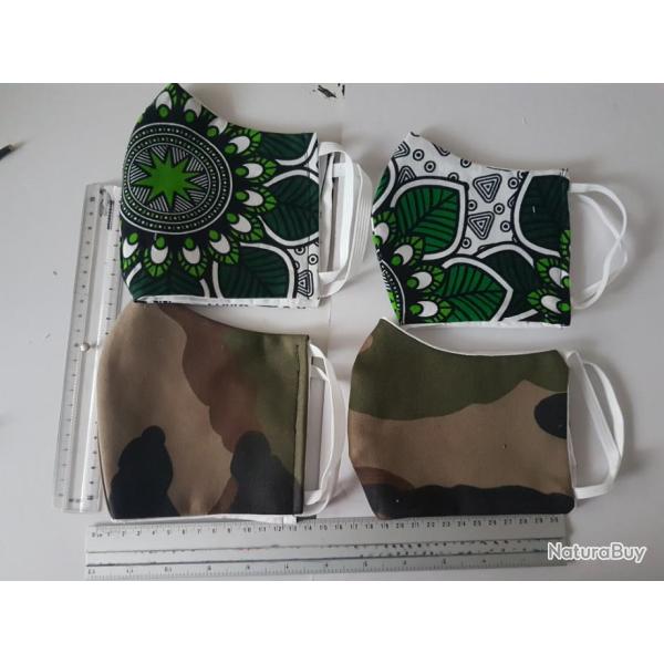 CORO4M- LOT DE 4MASQUES DE PROTECTION POUR FAMILLE- NEUF