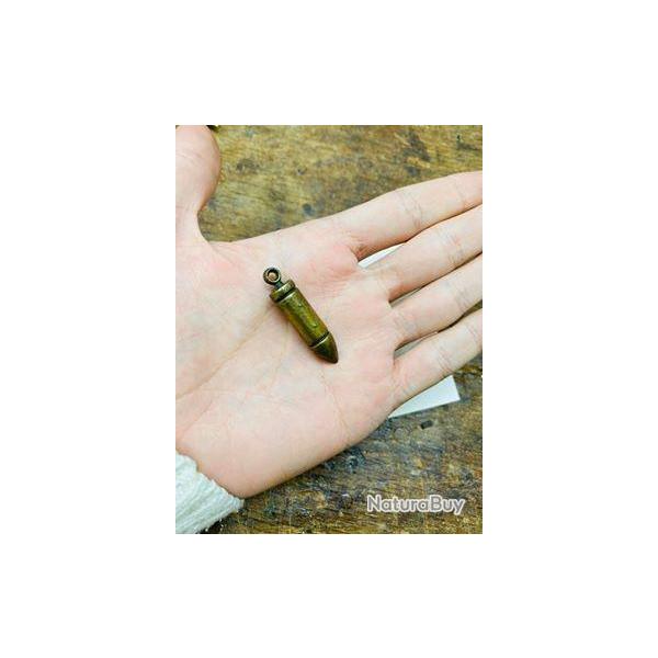 Pendentif imitation balle en m�tal