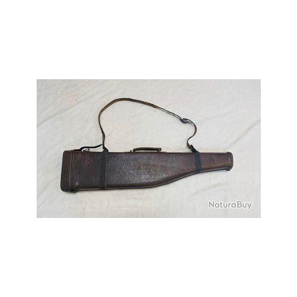 Etui Jambon en cuir marron fonc�