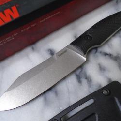 Couteau Kershaw Camp 5 Bowie Lame Acier D2 Manche GFN Etui GRN KS1083