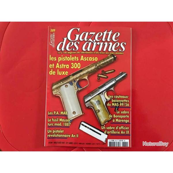 GAZETTE DES ARMES N389