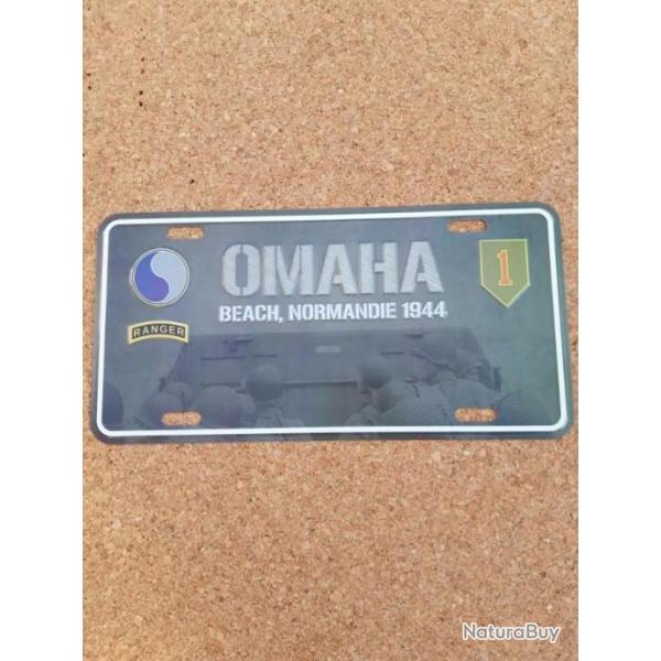 PLAQUE COMMEMORATIVE  "OMAHA BEACH"