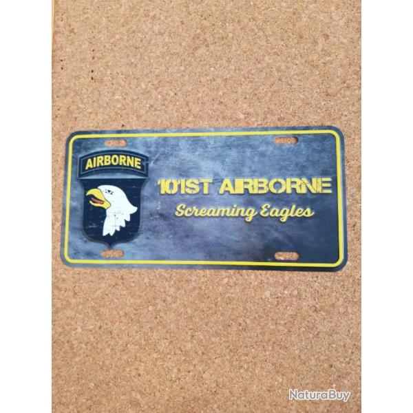 PLAQUE COMMEMORATIVE  "101 EME AIRBORNE SCREAMING EAGLES"