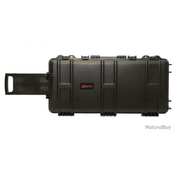 MALLETTE 75X33X13CM NOIRE MOUSSE VAGUE