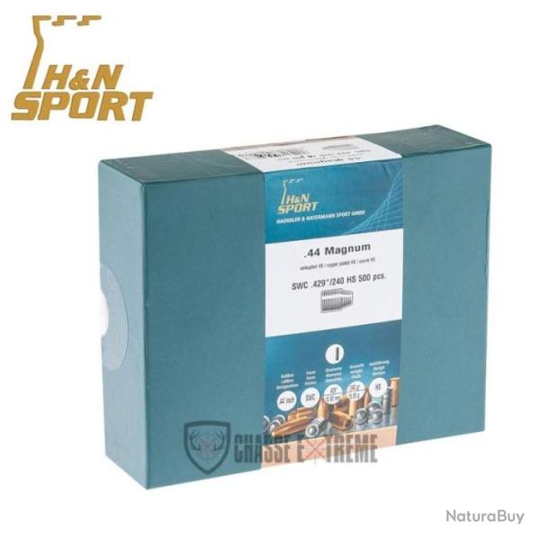 500 Ogives H&N High Speed Semi Wad Cutter Cal 44 Rem Mag 240gr