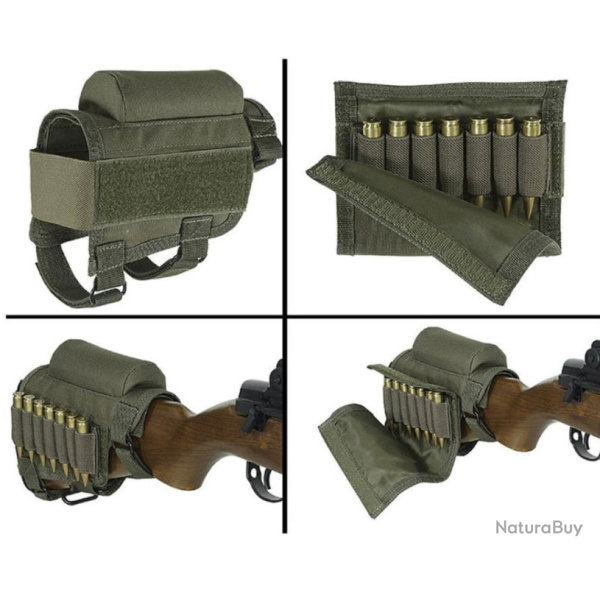 Busc de crosse avec cartouchi�re  VERT - LIVRAISON GRATUITE  !!!