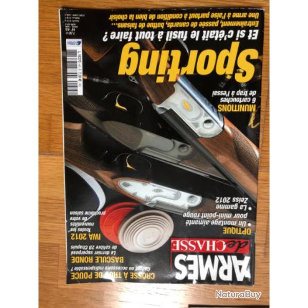 Revue ��armes de chasse��Ann�e 2012
