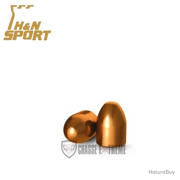 500 Ogives H&N Cal 45 Acp 230gr Rn Cuivres