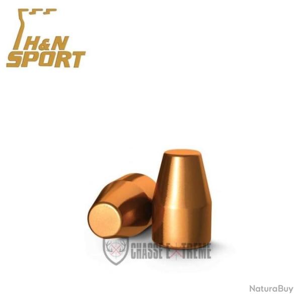 500 Ogives H&N High Speed Tronconique 127gr Cal 9X19