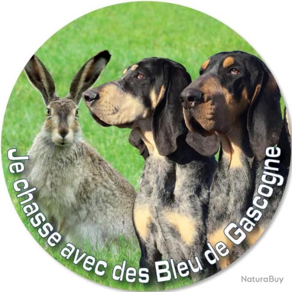 Autocollants "Bleu de Gascogne/livre"