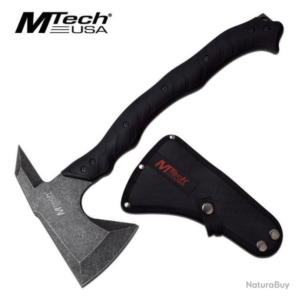 Hache Axe Tomahawk Mtech Lame Acier Inox Manche ABS Etui Nylon MTAXE13T