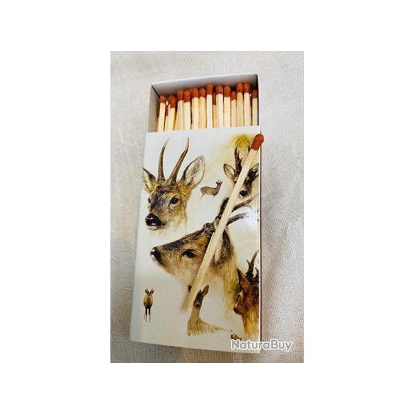 Boite de 45 allumettes avec diffrents motifs