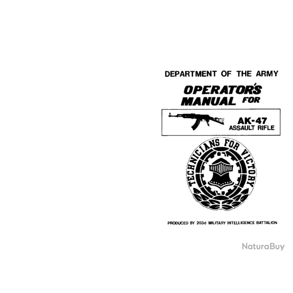 Manuel Technique - AK-47