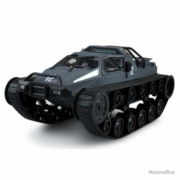Tank RC Police Militaire Moderne Tout Terrain 1/12 �me Gris Bleu RTR