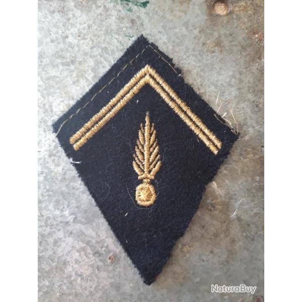 LOSANGE EN TISSU DE LA GENDARMERIE MOBILE.