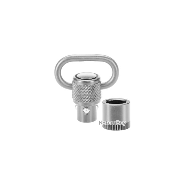 ANNEAU DE GRENADI�RE + DOUILLE � 9,5 x 1 / 23 mm, brillant, + douille defixation pour bois, rotativ