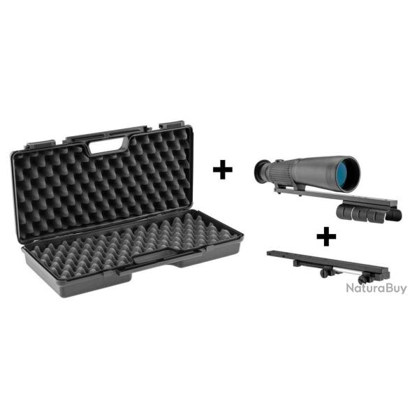 Pack demi-jumelle + Compensateur + Mallette