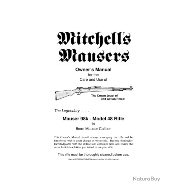 Manuel Technique - Mauser 98k