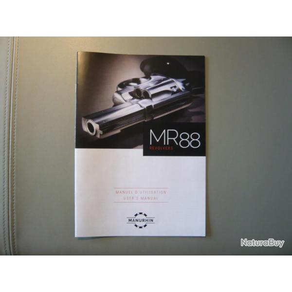 manuel mode d'emploi pour MR 88 MR88 Manurhin