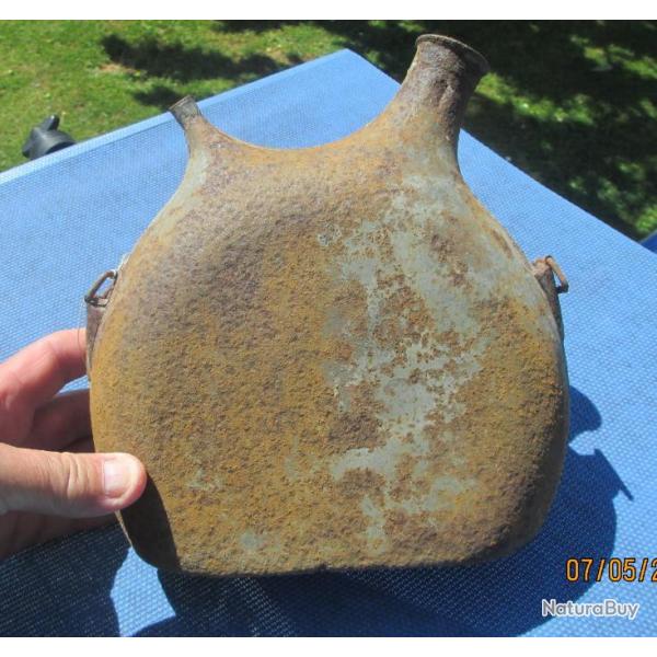 WW1 MLITARIA 14 18 GOURDE DE POILU FRANCE