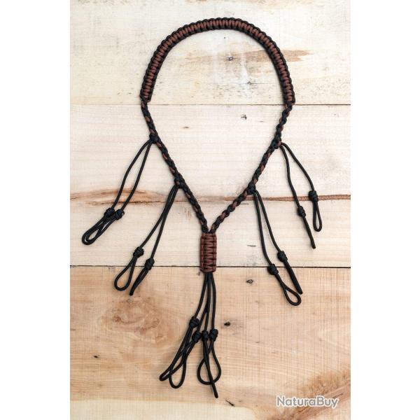 Porte-appeaux 6 pcs marron et noir
