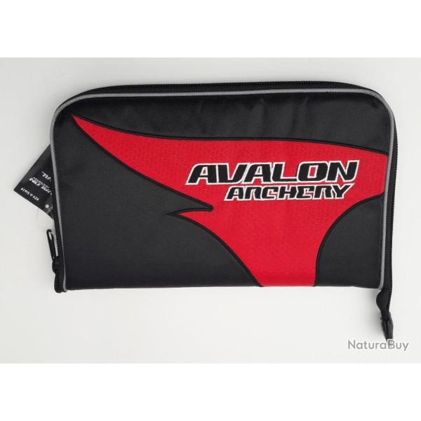 Housse Viseur Universelle 33x20cm Avalon Noire Flamme Rouge