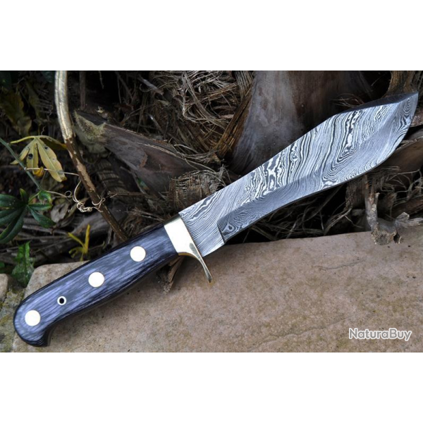 LAME DAMAS - COUTEAU DE CHASSE- BOWIE