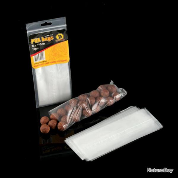 Sac Pva Extra carp 70x140mm par 10