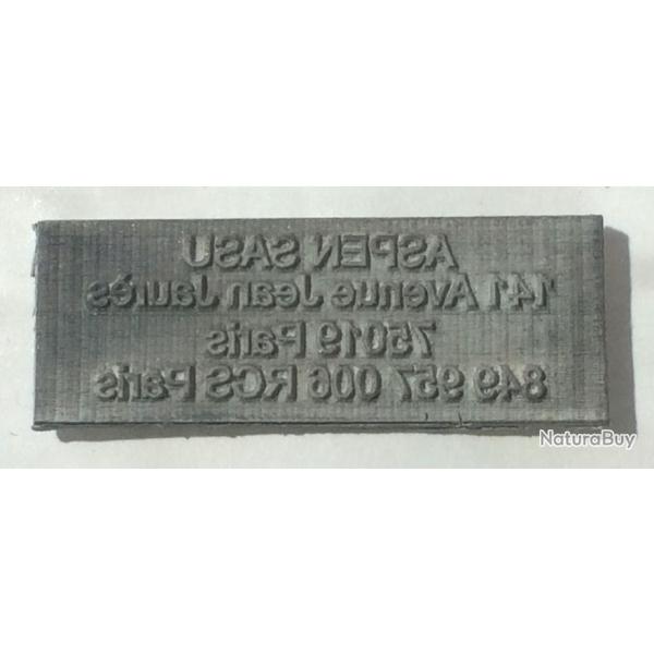 Empreinte TAMPON TRODAT PRINTY 4912 adh�sive Plaque de texte 47 x 18 mm