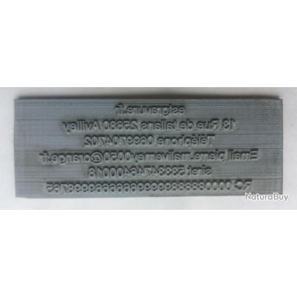 Empreinte TAMPON TRODAT PRINTY 4914 adh�sive Plaque de texte 64 x 26 mm