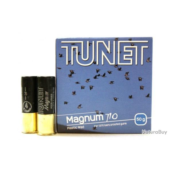 Cartouches Tunet Magnum 710 50 BJ cal 12 Plomb