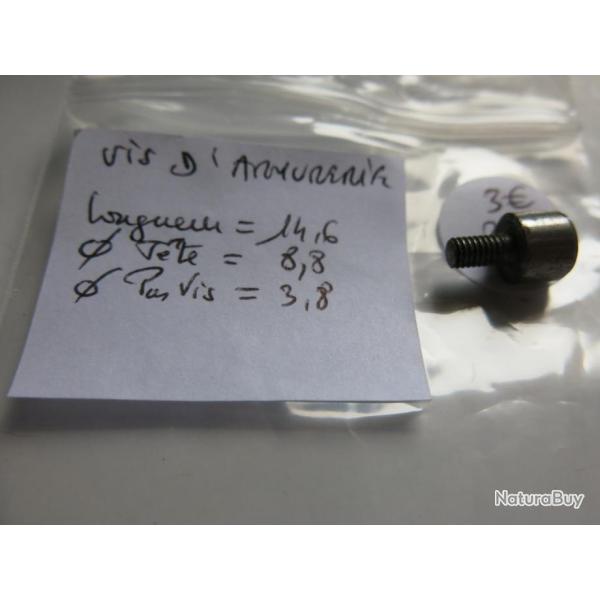 VENDU PAR CUIRASSIER11  N 113  VIS  SPECIALE D'ARMURERIE