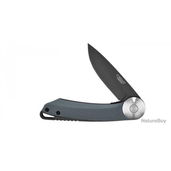 Couteau Camillus Cirque Slate Blue/Gray Lame Acier AUS-8 Manche G10 Linerlock Clip CM19641
