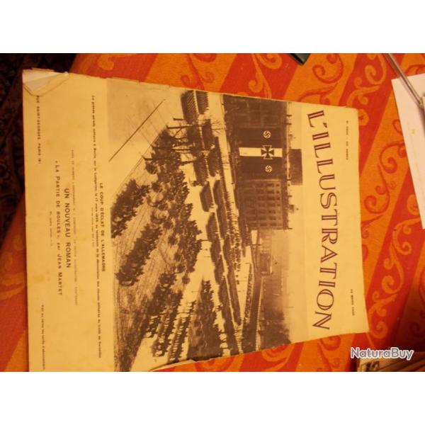 Magazine "L'ILLUSTRATION"   100% d'origine FRANCE ww2