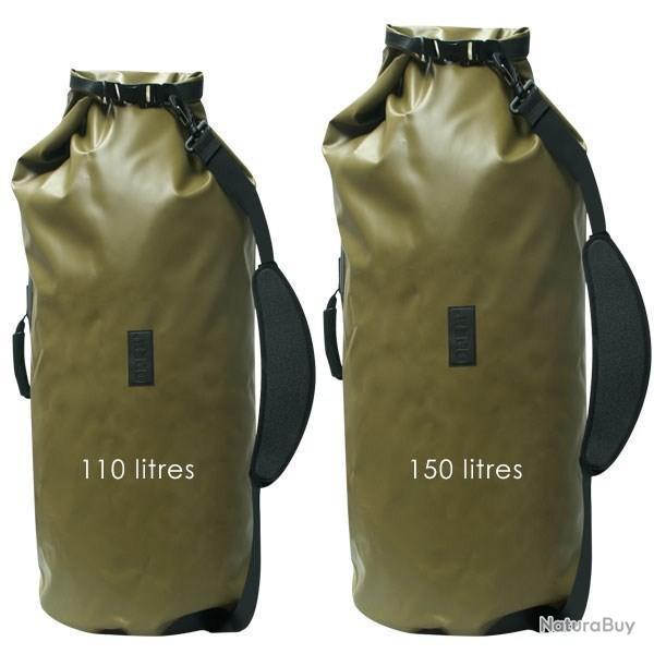 SAC �TANCHE AVEC BANDOULI�RE 40L VERT