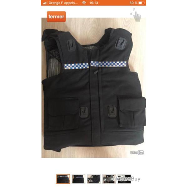 Gilets pare-balles  melher classe 2a