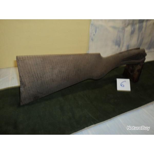 CROSSE PISTOLET POUR FUSIL A PLATINE CHIENS EXTER -ENTAILLAGE  M�CANISE - A FINIR .