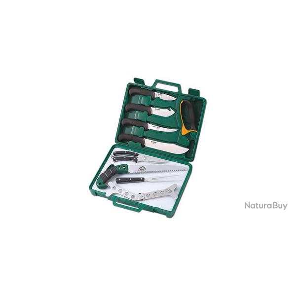 MALLETTE DE DECOUPE  OUTDOOR EDGE 12 Pices GAME PROCESSOR