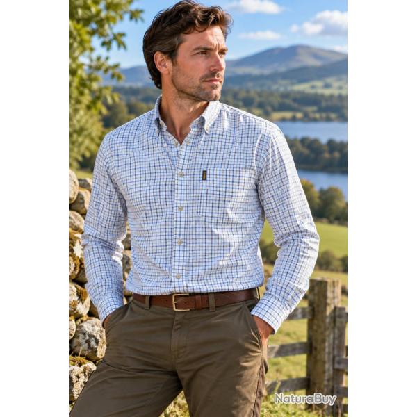 Chemises Tattersall Bleu