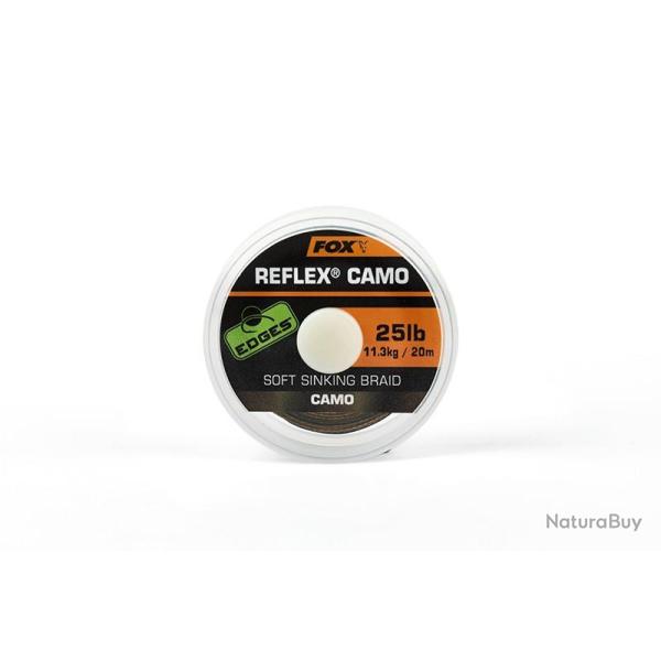 Tresse Edges Reflex Camo 20m Fox 25