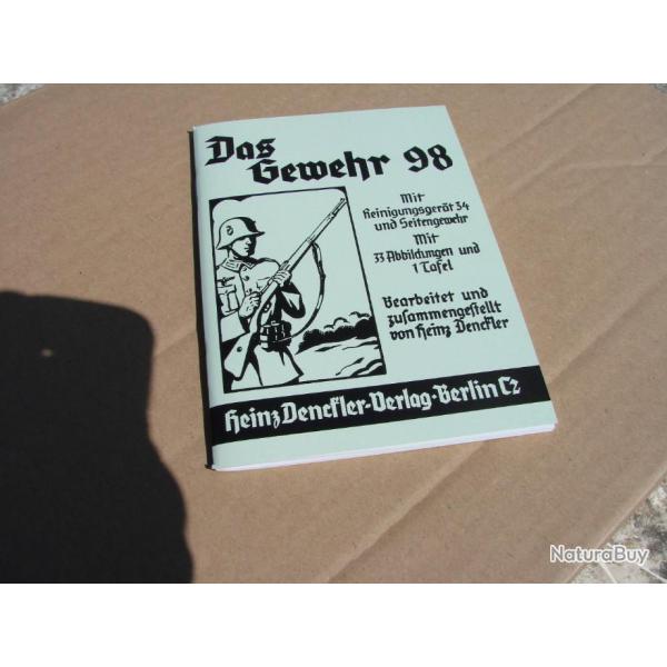 Notice technique G98 Allemand de campagne