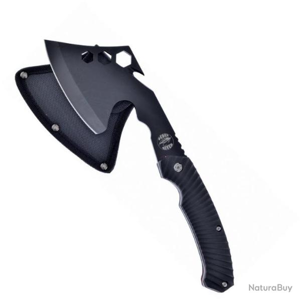 FOC37B Hache Tomahawk Frost Cutlery Axe Acier Inox Manche Abs Etui Nylon