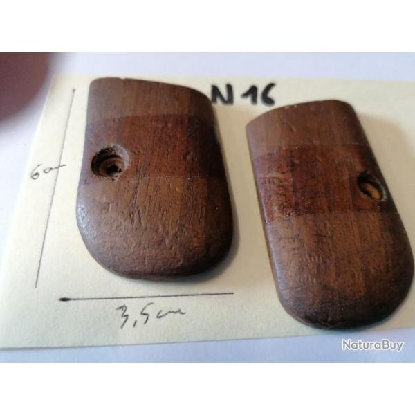 Plaquettes pour pistolet ou r�volver ( N�16)