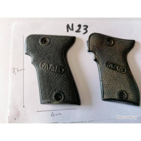 Plaquettes pour pistolet ou r�volver ( N�23)
