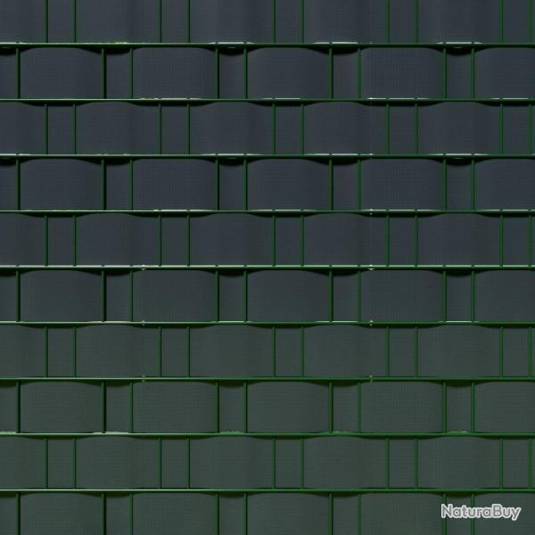 Brise vue brise vent film anti regards cl�ture paravent PVC gris anthracite 70 m 2208214